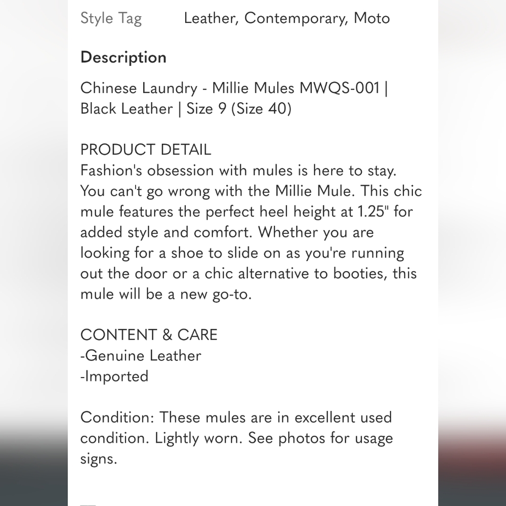 Chinese Laundry Millie Black Mules - Picture 15 of 15